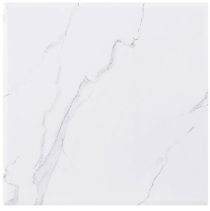 Visalia 2-piece Faux Marble Coffee and End Table Set White