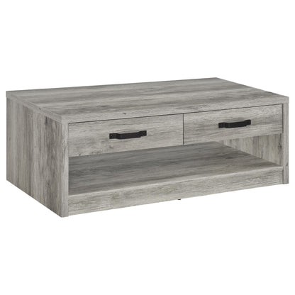 Felix 3-piece Coffee and End Table Set Grey Driftwood