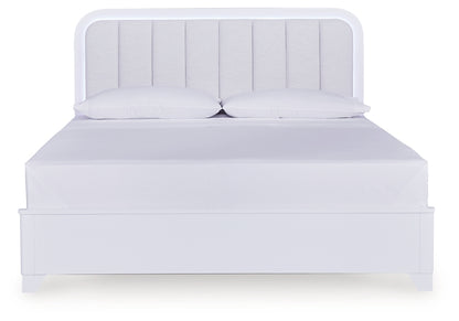 Jarlee  Upholstered Panel Bed