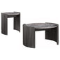 Gladstone 2-piece Coffee and End Table Set Distressed Grey
