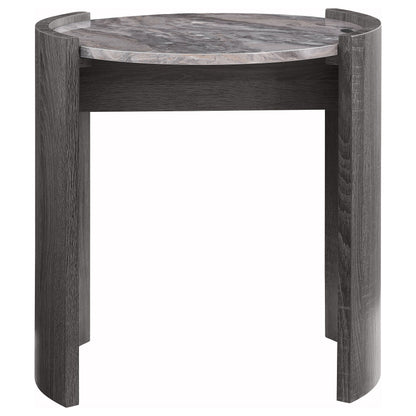 Gladstone 3-piece Coffee and End Table Set Distressed Grey