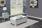 Gillian 2-piece Mirrored Coffee and End Table Set Silver
