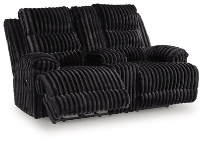 Rhines Falls DBL REC PWR Loveseat w/Console