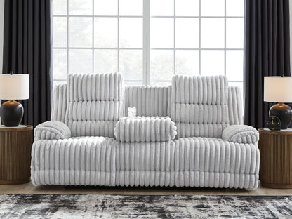 Rhines Falls REC PWR Sofa w/Drop Down Table
