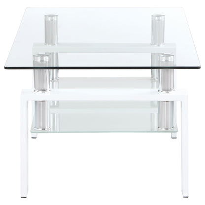 Dyer 3-piece Rectangular Coffee and End Table Set White