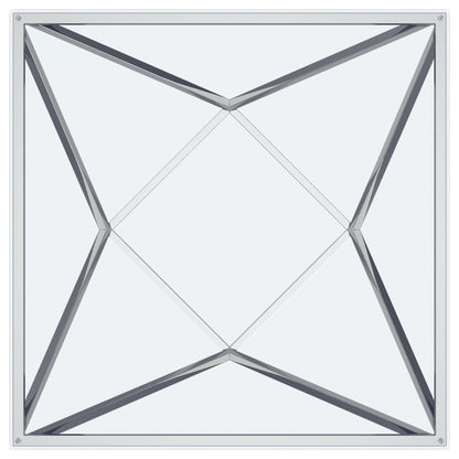 Brittania 2-piece Square Coffee and End Table Set Nickel