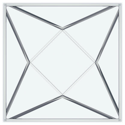 Brittania 2-piece Square Coffee and End Table Set Nickel