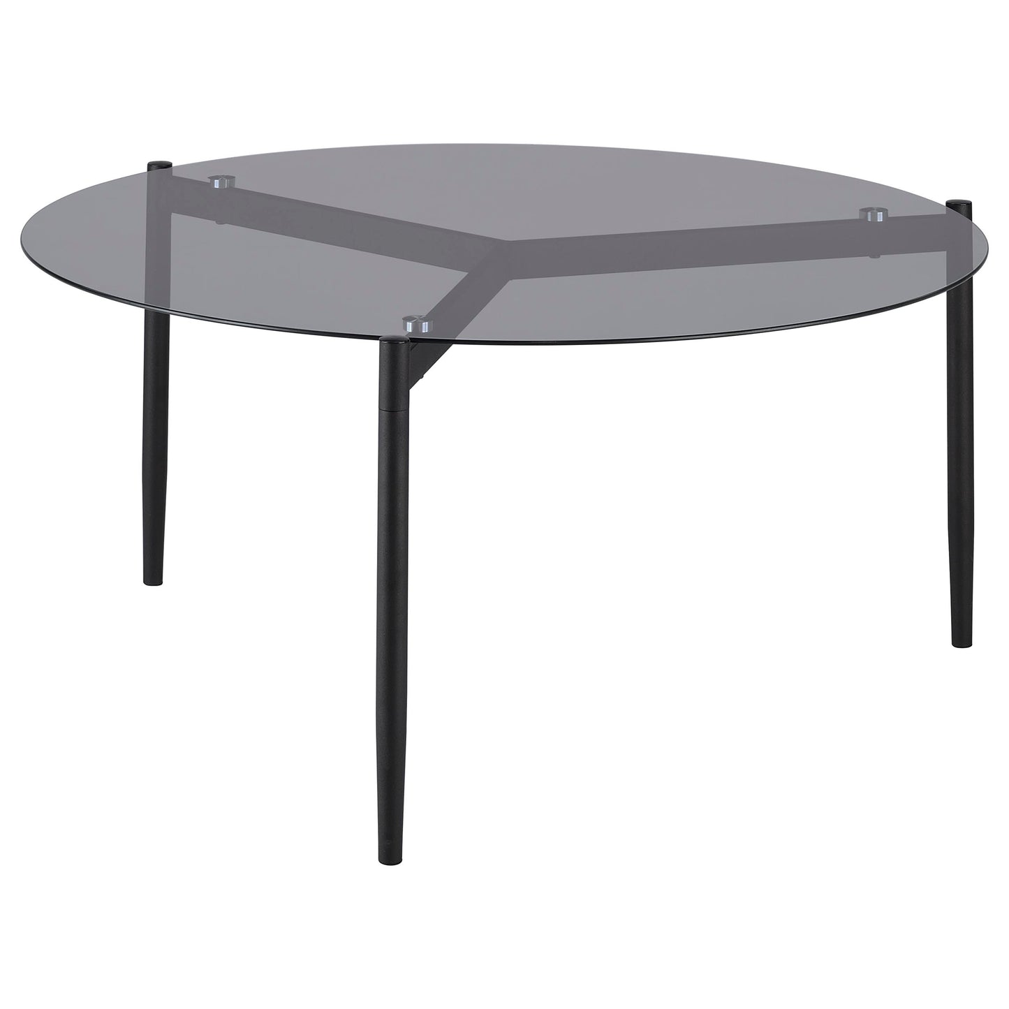 Rosalie 2-piece Round Coffee and End Table Set Grey