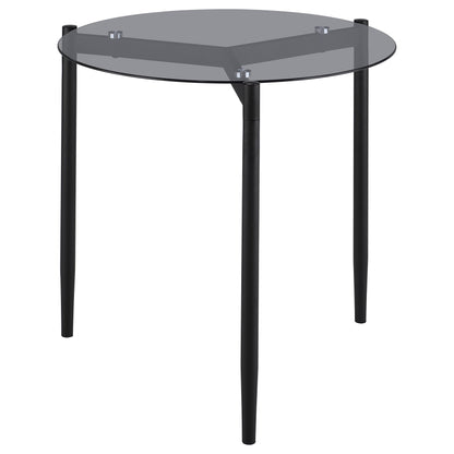 Rosalie 3-piece Round Coffee and End Table Set Grey