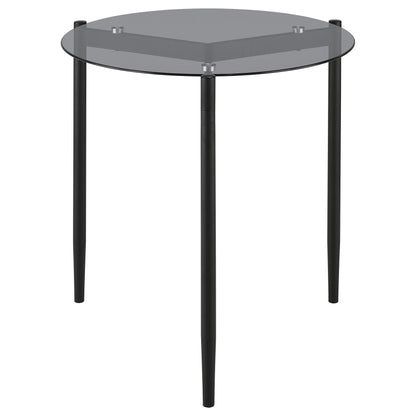Rosalie 3-piece Round Coffee and End Table Set Grey