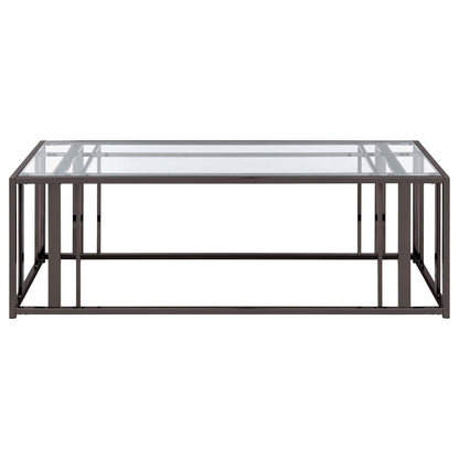 Adri 3-piece Coffee and End Table Set Black Nickel