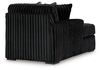 Midnight-Madness 3-Piece Sectional with Chaise
