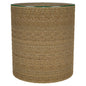 Halden Round Woven Seagrass Accent Side Table Light Brown