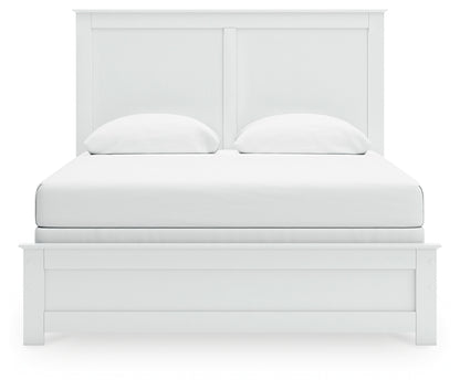 Bostwick Shoals Queen Panel Bed with Mirrored Dresser