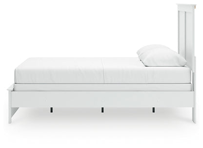 Bostwick Shoals Queen Panel Bed with Mirrored Dresser