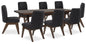 Dilenno Dining Table and 8 Chairs