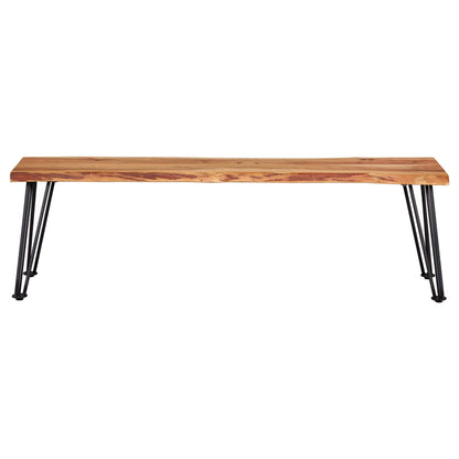Sherman Wood Dining Bench Natural Acacia