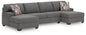Seyler Lane 3-Piece Sectional with Double Chaise