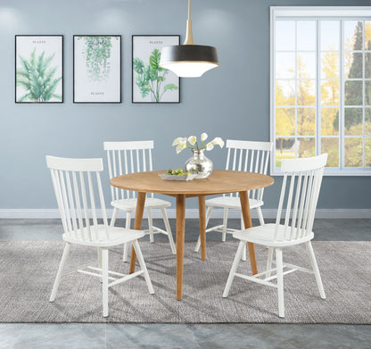 Andrews 48-inch Round Wood Dining Room Table Light Ash