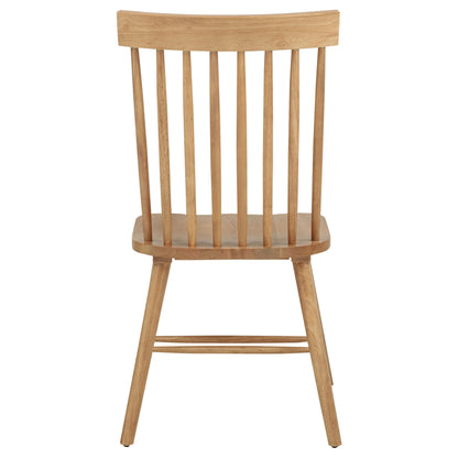 Andrews Windsor Spindle Back Dining Side Chair Light Ash (Set of 2)