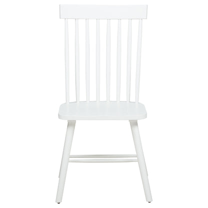 Andrews Windsor Spindle Back Dining Side Chair White (Set of 2)