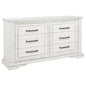 McKinney 6-drawer Bedroom Dresser Cabinet Vintage White