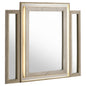 Lorient LED Dresser Mirror Ivory and Camel