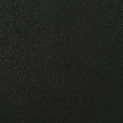 Medley Genuine Leather Queen Panel Platform Bed Black