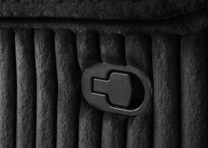 Atkinson Upholstered Reclining Sectional Sofa Black