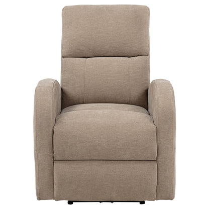 Grant Fabric Upholstered Power Recliner Chair Camel