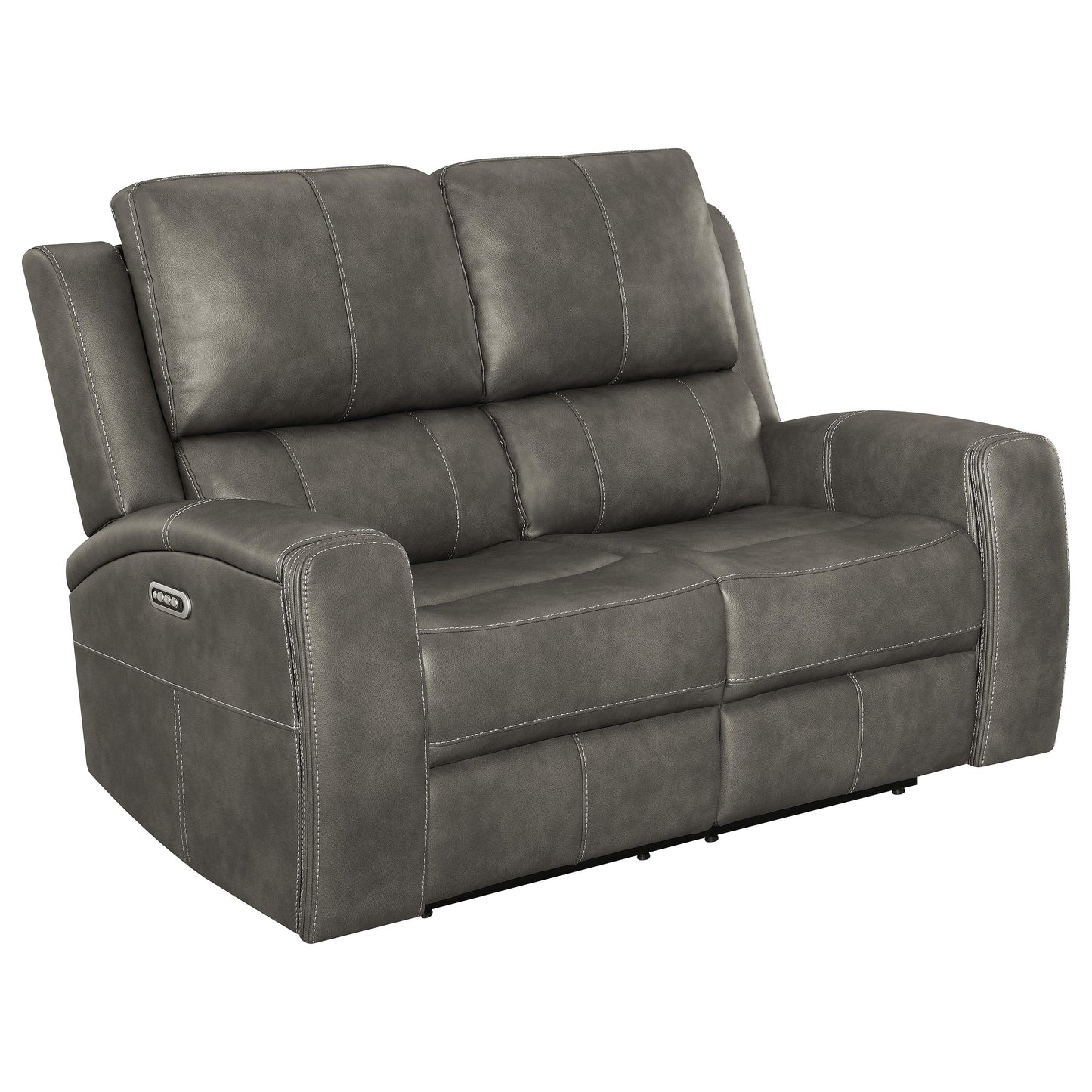 Brickston 2-piece Triple Power Reclining Sofa Set Charcoal
