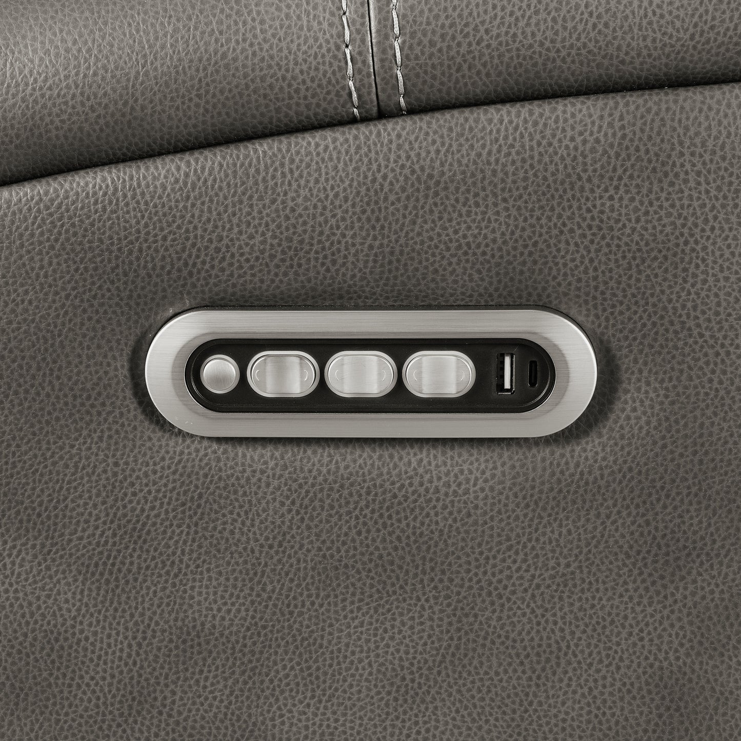 Brickston 2-piece Triple Power Reclining Sofa Set Charcoal