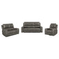 Brickston 3-piece Triple Power Reclining Sofa Set Charcoal