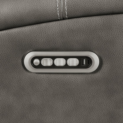 Brickston 3-piece Triple Power Reclining Sofa Set Charcoal