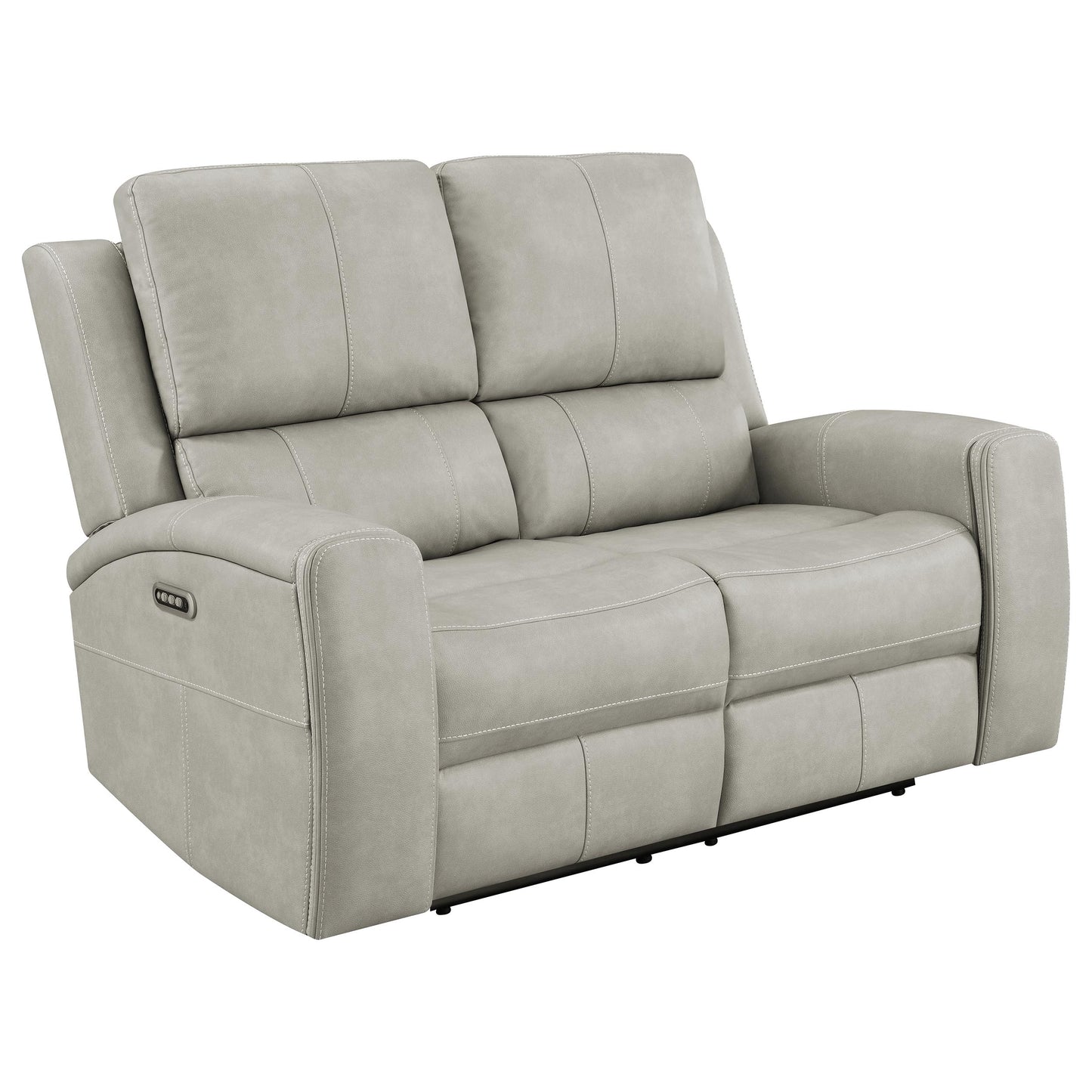 Brickston 2-piece Triple Power Reclining Sofa Set Grey