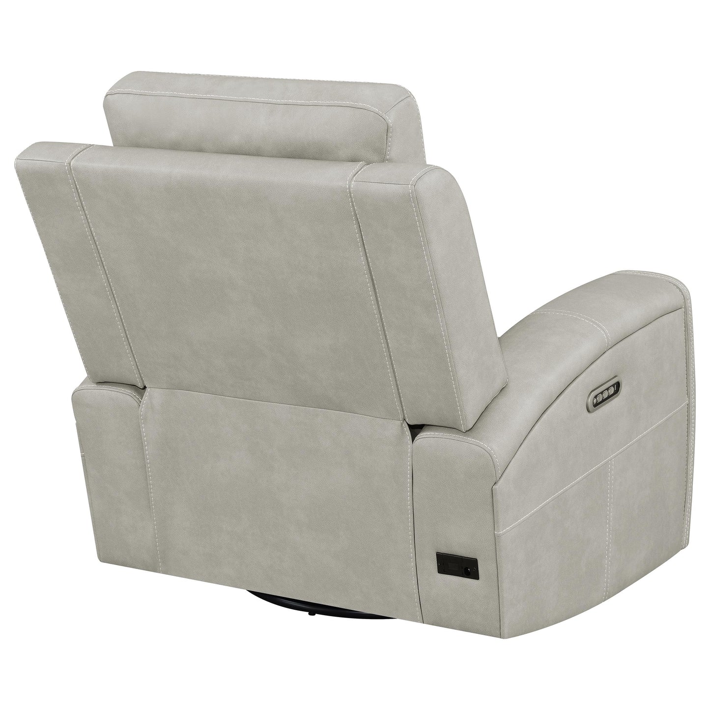 Brickston Triple Power Swivel Glider Recliner Grey