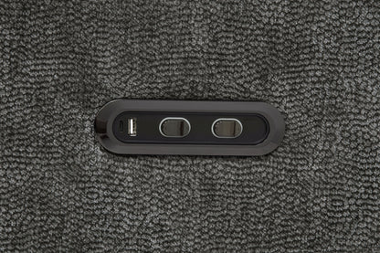 Kennett 2-piece Chenille Power Reclining Sofa Set Dark Grey