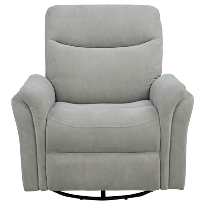 Adler Upholstered Power Swivel Glider Recliner Ivory