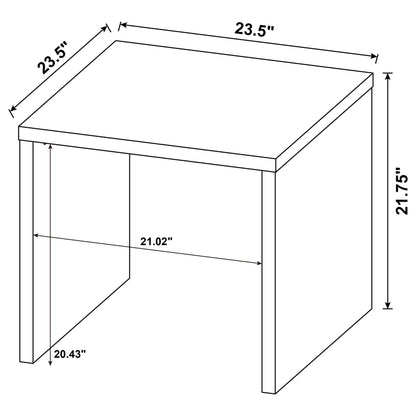 Canoga 2-piece Lift Top Cocktail Coffee Table Set Light Oak