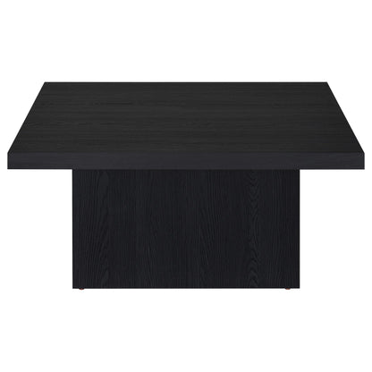 Devar 3-piece Square Cocktail Coffee End Table Set Black