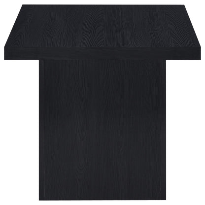 Devar 3-piece Square Cocktail Coffee End Table Set Black
