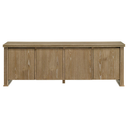 Adina 70-inch TV Stand Media Console Distressed Light Brown
