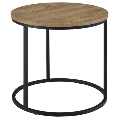 Lainey Round Occasional Side End Table Mango