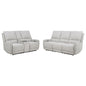 Sylmar 2-piece Chenille Power Reclining Sofa Set Dove Grey