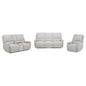 Sylmar 3-piece Chenille Power Reclining Sofa Set Dove Grey