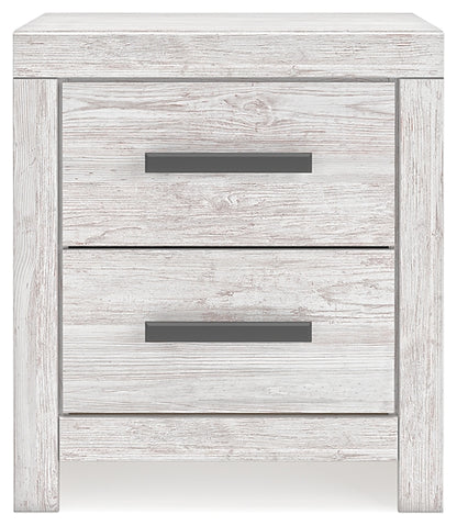 Cayboni Queen Panel Bed with Mirrored Dresser, Chest and Nightstand