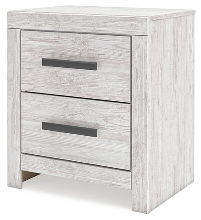 Cayboni Twin Panel Bed with Mirrored Dresser, Chest and Nightstand