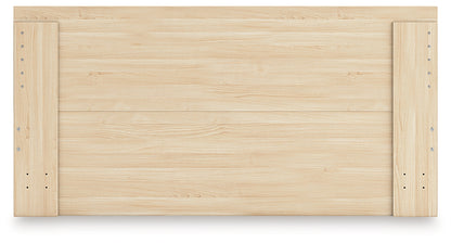 Onita King Panel Platform Bed with 1 Side Storage