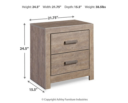 Culverbach Queen Panel Bed with Mirrored Dresser, Chest and Nightstand
