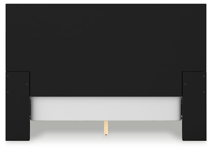 Londer Queen Panel Bed with Mirrored Dresser and Nightstand